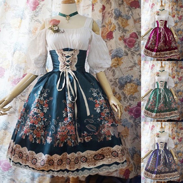 新作 ワンピース メイドコスプレ衣装 レディース YBQ242
