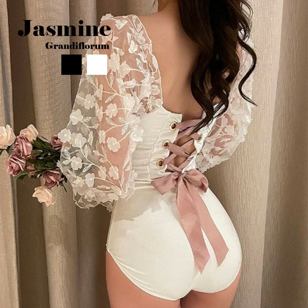 《 Jasmine Grandiflorum / 大人のsexy&cuteブランド 》水着 ワンピース セクシー レディース