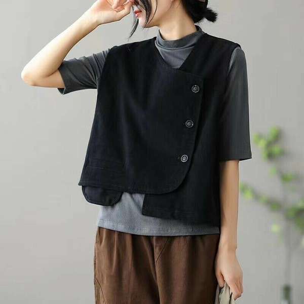 ベスト 無地 レディース ファッション BYMA2551