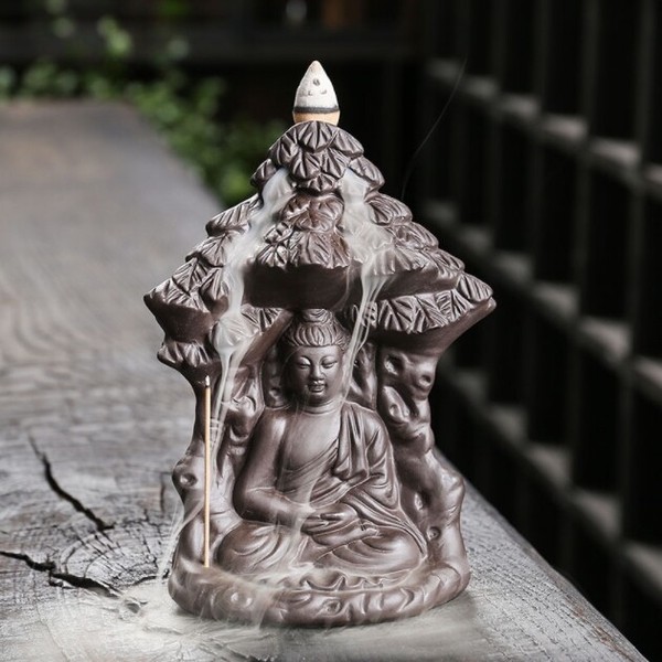 お香立て 紫砂 BQQ174
