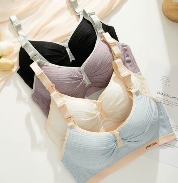 ブラジャー 授乳専用 快適 無地 レディース ファッション 2022