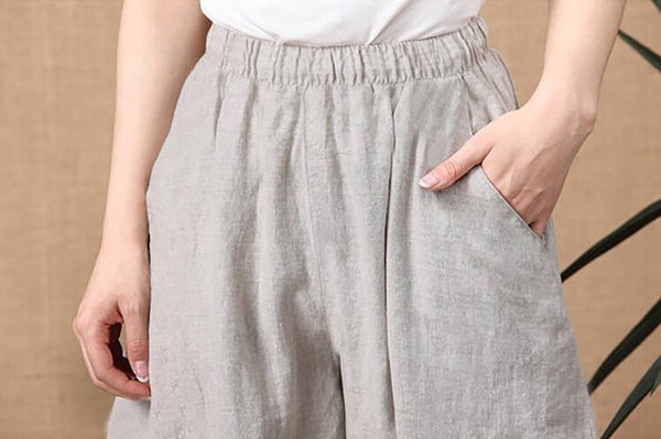 ワイドパンツ 無地 快適 レディース ファッション BQQ492
