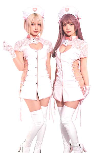 SugarWhip エナメルキャットナース ホワイト