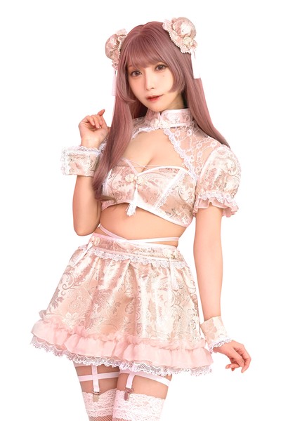 SugarWhip パステルフレアチャイナ ピンク