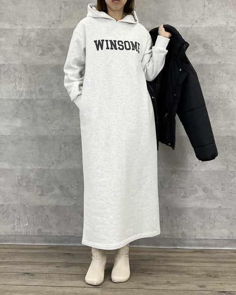 予約販売【AnnaKerryアンナケリー85244902】ワームロゴワンピース「2024秋冬新作」