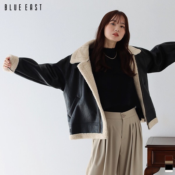 再入荷【フェイクムートンボアブルゾン】 　フライトジャケット/B-3 ムスタン　アウター