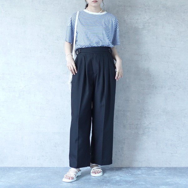 TRグルカスラックスパンツ ワイドパンツ ボトムス ロングシーズン 2025新作【】