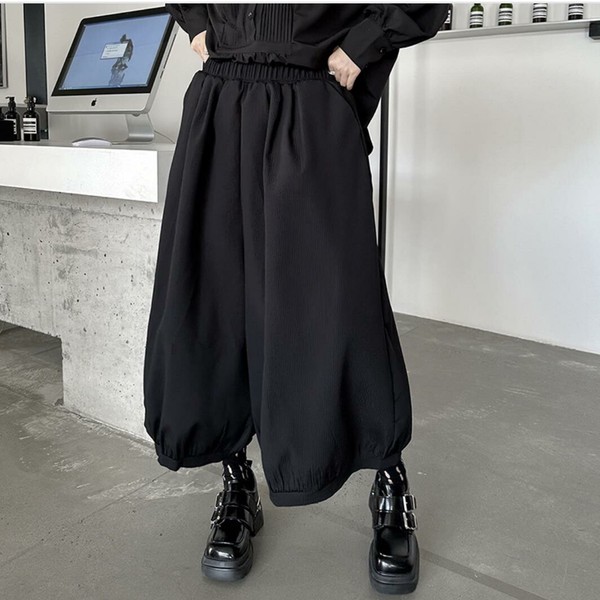 u26098 レディース ボトムス スラックス ワイドパンツ 日系スタイル カジュアル 2024冬新作 2色