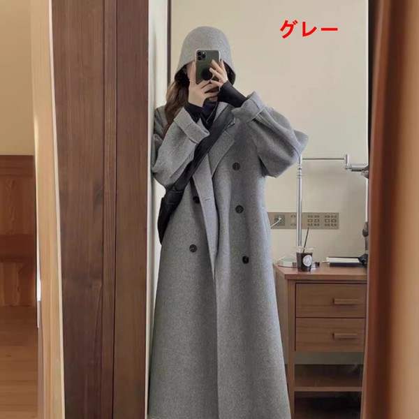 コート 秋冬 長袖 ゆったり 無地 快適 レディース ファッション BQ6574