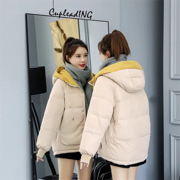 大人気激安セール 綿入れ 短いスタイル 冬 パン服 ゆったりする 中綿ジャケット 厚手 コート