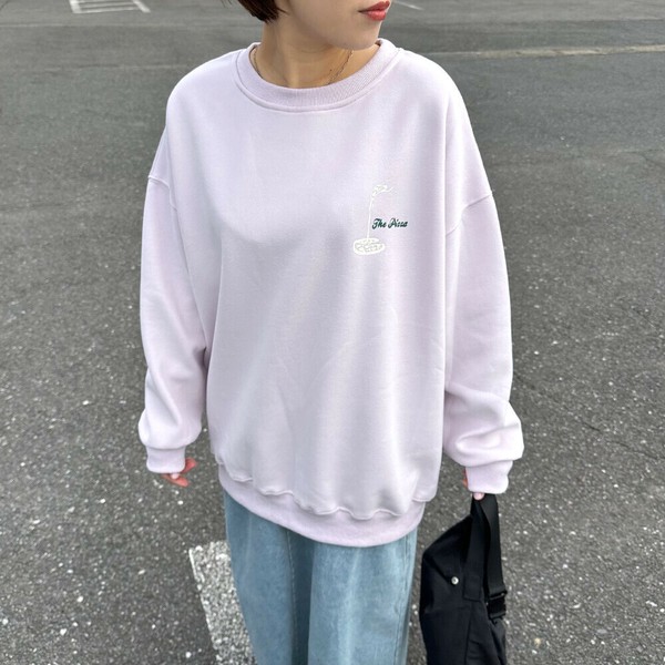 【2025新作】【大人気商品の為再入荷】ピザネコプルオーバー　トレーナー　スウェット　アニマル　ロゴ