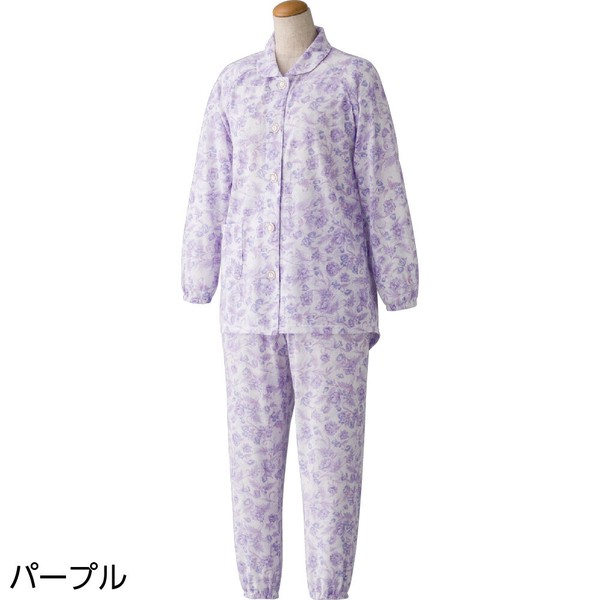 大きめボタン天竺パジャマ(婦人)