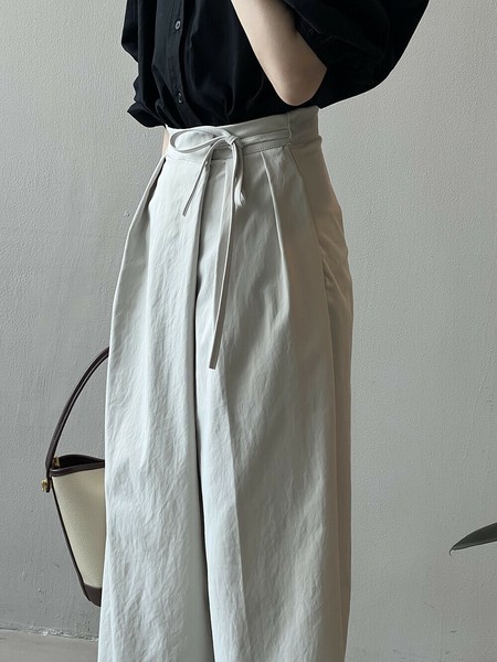 ワイドパンツ 無地 ゆったり 快適 レディース ファッション BQ7015