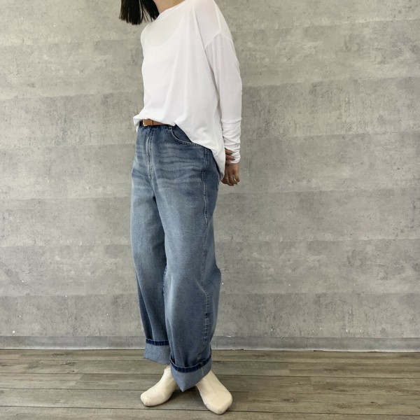 【AnnaKerryアンナケリー68253601】ボーイズデニムパンツ「2025初秋新作」