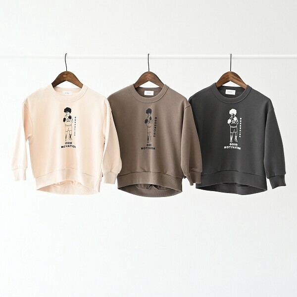 【25FW新作】BOXERCIZE ビッグトレーナー　秋冬新作　トレーナー　カジュアル　親子コーデ　リンクコーデ