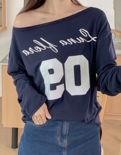 【2025秋冬新作】09ボートネックロングスリーブカットソー