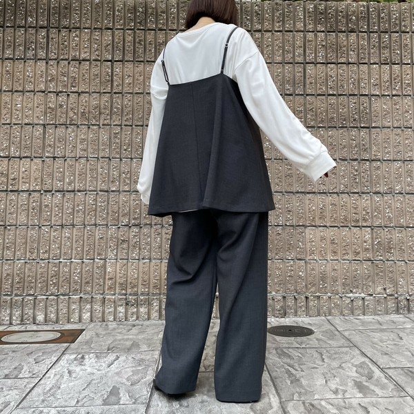 【AnnaKerryアンナケリー56254604】パラッツォパンツ「2025秋物新作」