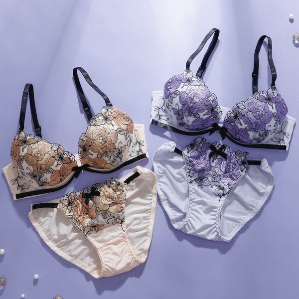 Bijou Flora3/4モールドカップブラ＆ショーツ 143434