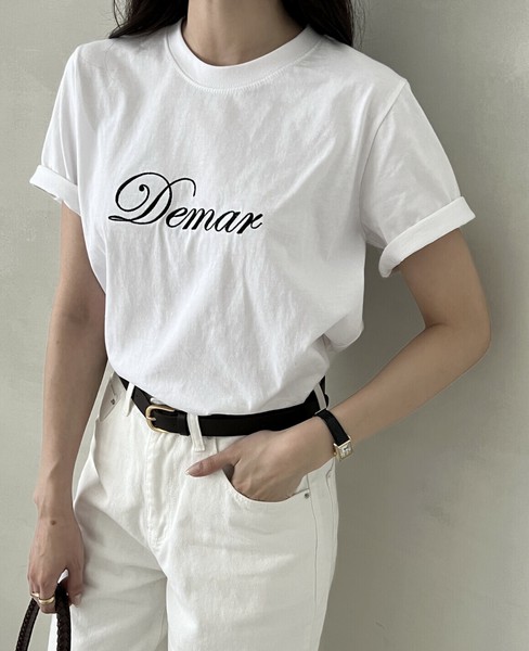 【2025秋冬新作】 刺繍ロゴTシャツ