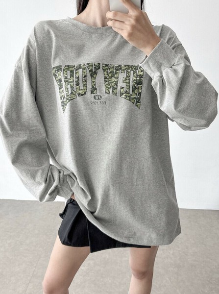 【2025秋冬新作】カモフラロゴボックスTシャツ