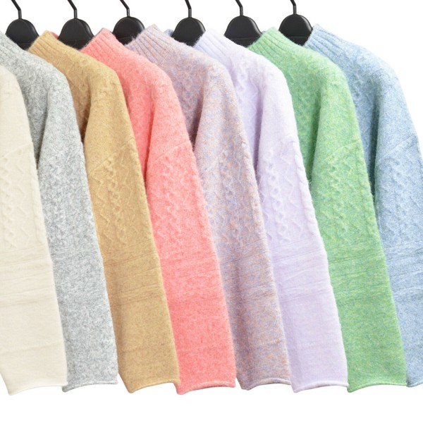 【2025冬物新作】地柄アラン柄H/N