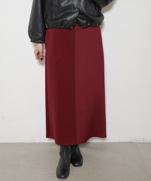 数量限定【ロット販売】クッションダイバー地セミフレアスカート・セット可　2025AW　each東京